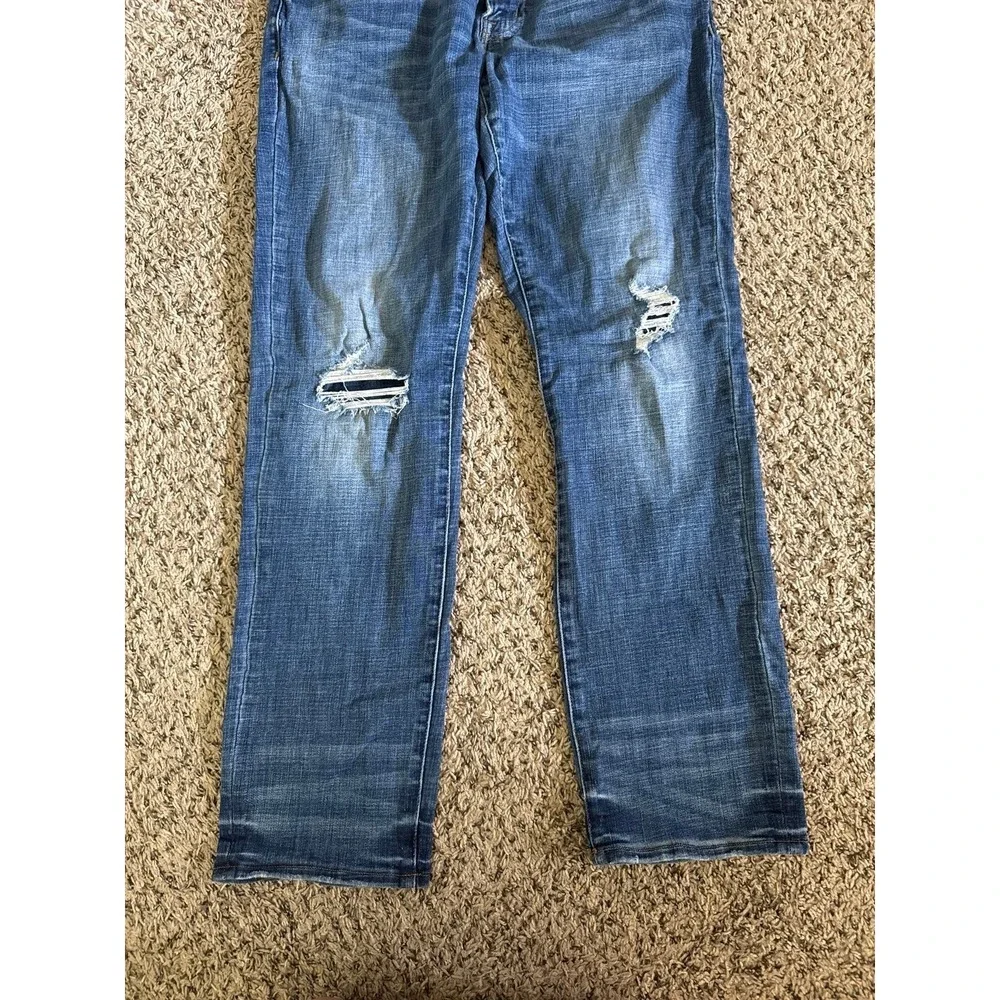 American Eagle Men's Slim Fit Distressed Blue Jeans Size 34x32